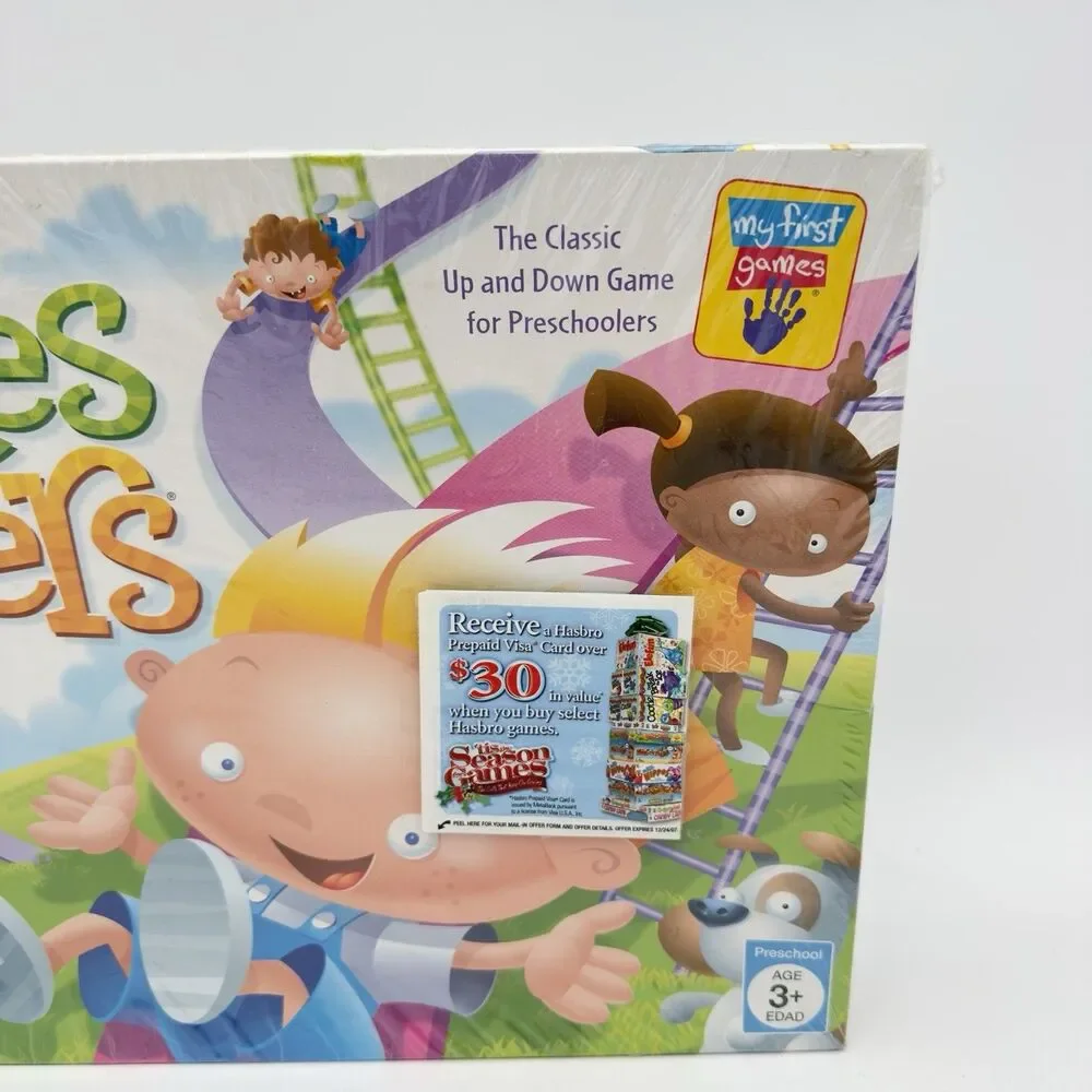 Vintage CHUTES and LADDERS Board Game Milton Bradley 2005 PRESCHOOL